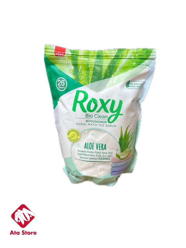 پودر صابون روکسی با رایحه الوئه ورا